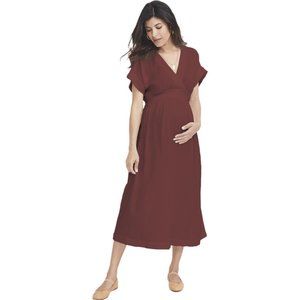 Hatch Maternity Carolina Dress in Burnt Sienna, Size 1 (small), NWT